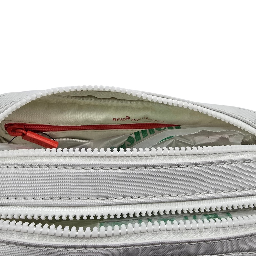 Hedgren Black Coral Small Nylon Crossbody Bag with Strap 7.5in x 5in OS - Picture 5 of 7